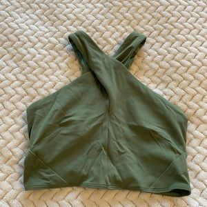 Lululemon Nulu Wrap Front Long Line Bra size 6